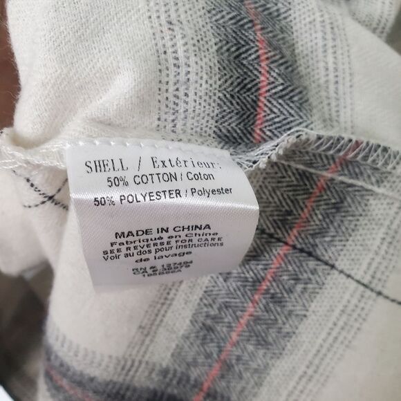 NWT Heartloom Luka Plaid Lace-Up Back Shirt Size XS - Picture 8 of 10